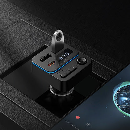 FM Bluetooth-modulator Borofone BC60 Hero, 2 x USB-A - 1 x USB-C