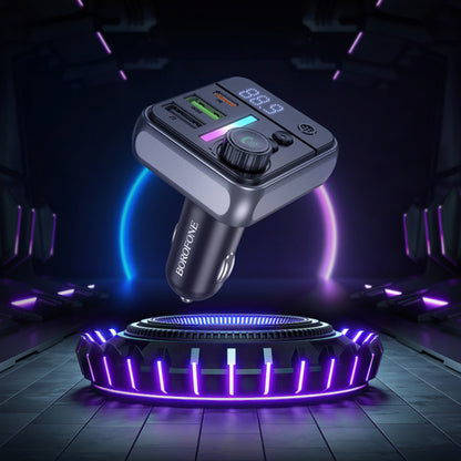 FM Bluetooth-modulator Borofone BC50 Ascenso, 2 x USB-A - 1 x USB-C