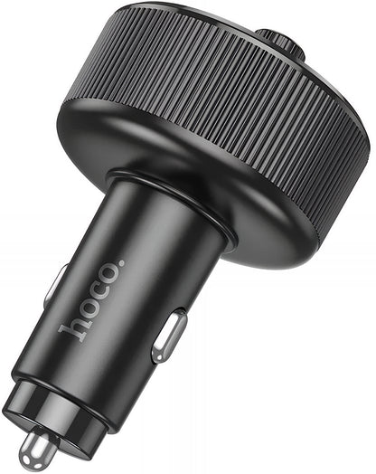 FM Bluetooth-modulator HOCO E82, 2 x USB-A - 1 x USB-C