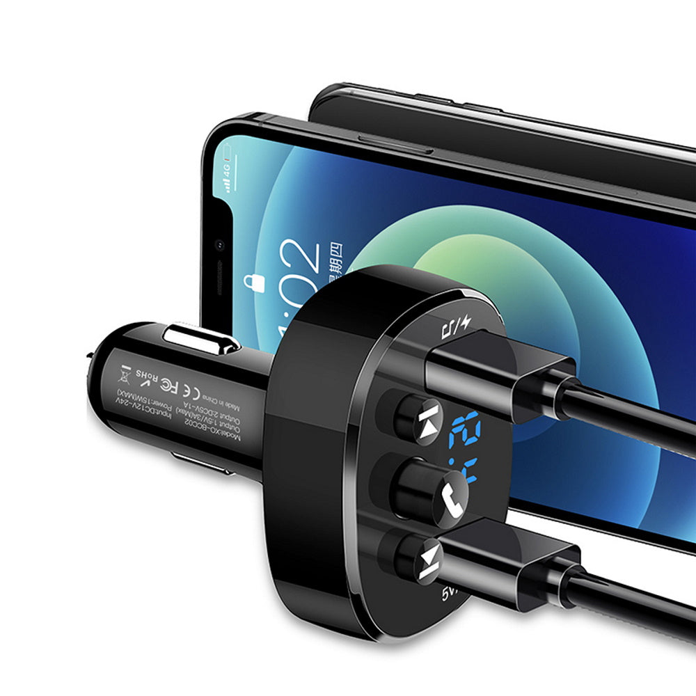 FM Bluetooth-modulator XO Design BCC02, 2 x USB-A