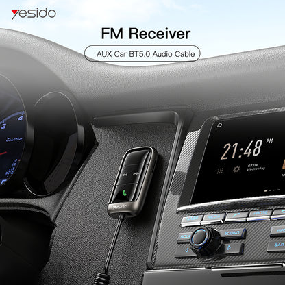 FM-modulator Bluetooth Yesido YAU32, 1 x 3,5 mm - 1 x microSD