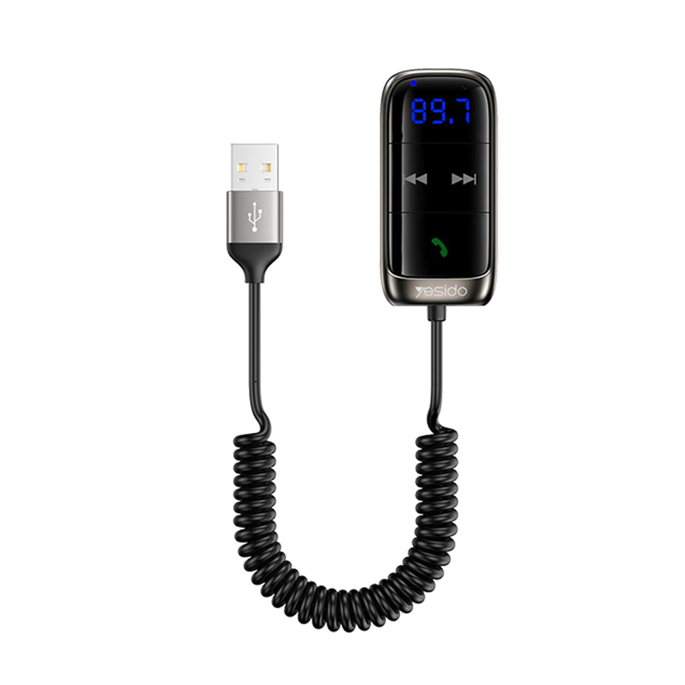FM-modulator Bluetooth Yesido YAU32, 1 x 3,5 mm - 1 x microSD