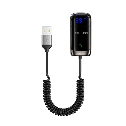 FM-modulator Bluetooth Yesido YAU32, 1 x 3,5 mm - 1 x microSD