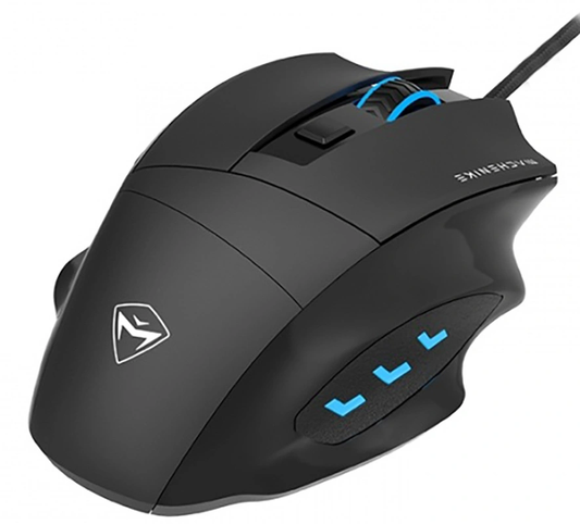 Gamingmus med sladd USB Machenike M3, RGB, 3200DPI, Svart