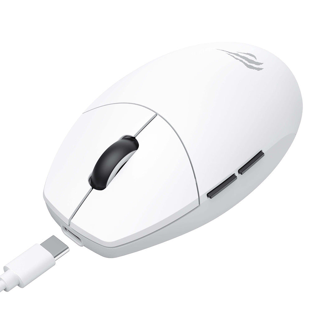 Trådlös Gamingmus HAVIT MS1039W, 800DPI - 7400DPI, Wi-Fi / Kabelansluten, Vit