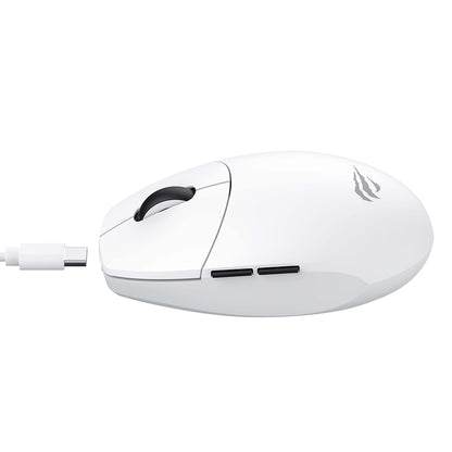 Trådlös Gamingmus HAVIT MS1039W, 800DPI - 7400DPI, Wi-Fi / Kabelansluten, Vit