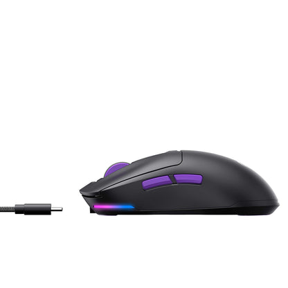 Trådlös Gamingmus HAVIT MS969WB, RGB, 1000DPI - 16000DPI, BT / Wi-Fi / Kabelansluten, Svart