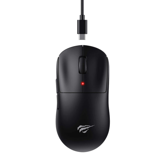 Trådlös Gamingmus HAVIT MS970WB Pro, 800DPI - 12000DPI, BT / Wi-Fi / Kabelansluten, Svart