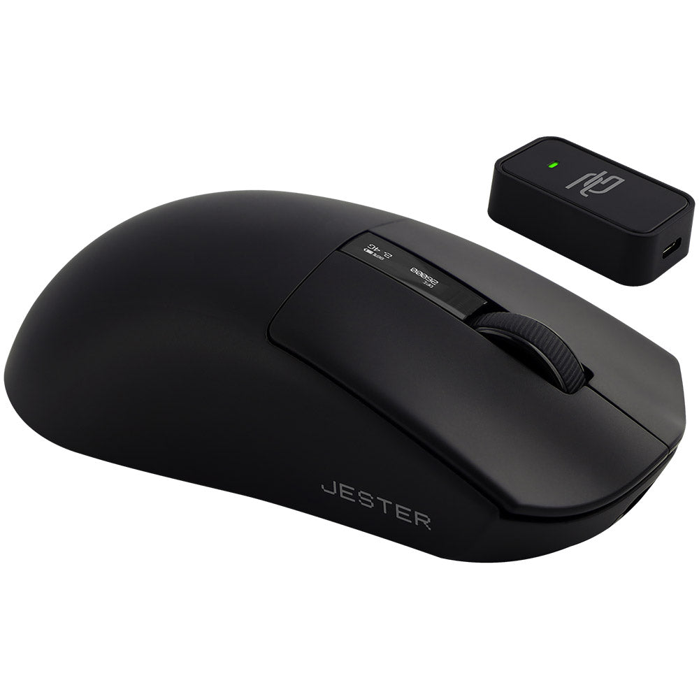 Trådlös Gamingmus Proove Jester, 800DPI - 26000DPI, OLED-display, Svart WMJS00022001