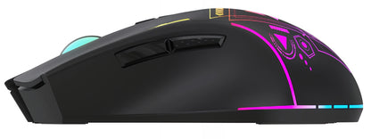 Trådlös Gamingmus WZK WMGB-3200, 3200DPI, RGB, Svart