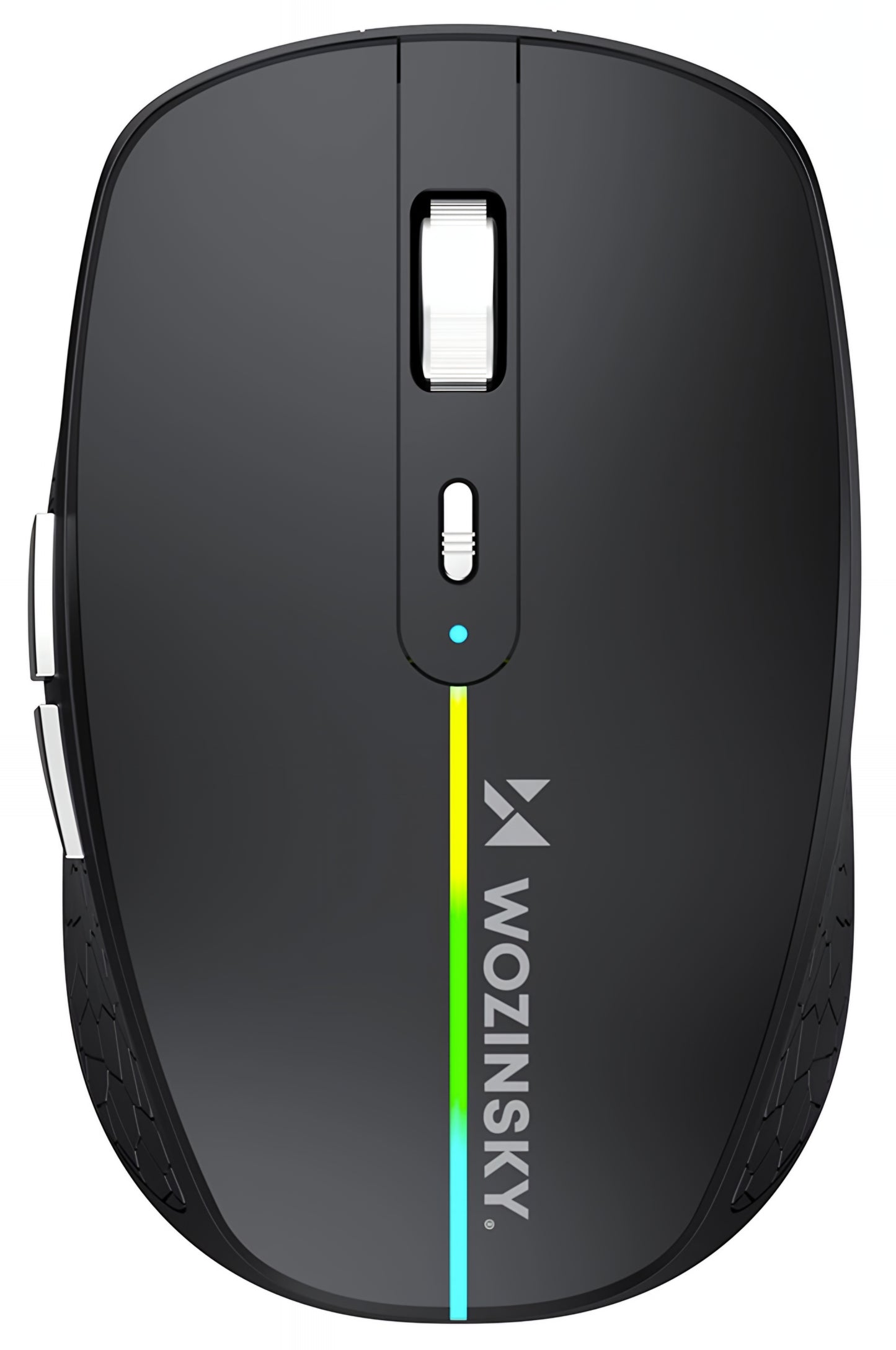 Trådlös Gamingmus WZK WMGK-1132, 1600DPI, RGB, BT / Wi-Fi, Svart