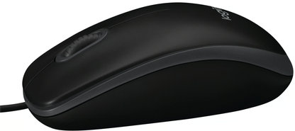 Mus med sladd USB Logitech B100, 1000DPI, Svart 910-003357