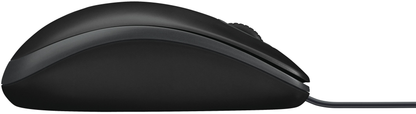 Mus med sladd USB Logitech B100, 1000DPI, Svart 910-003357