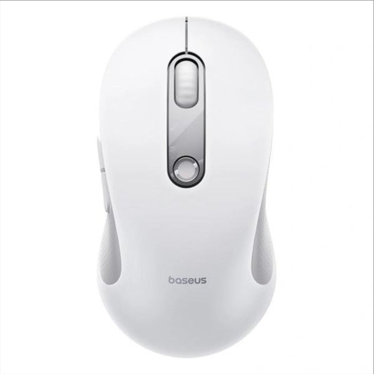 Trådlös mus Baseus F02, 1600DPI, BT / Wi-Fi, Vit B0203302
