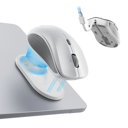 Trådlös mus ESR MagMouse, 800DPI - 4800DPI, BT / Wi-Fi, Vit