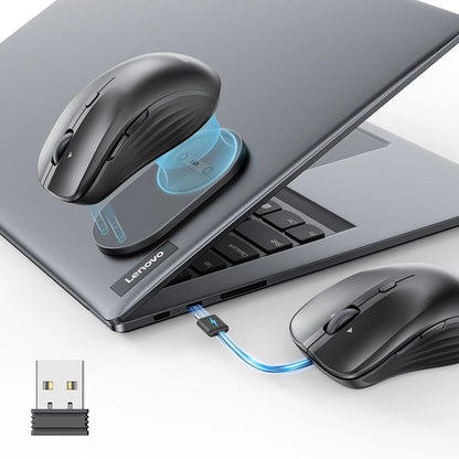 Trådlös mus ESR MagMouse, 800DPI - 4800DPI, BT / Wi-Fi, Grå