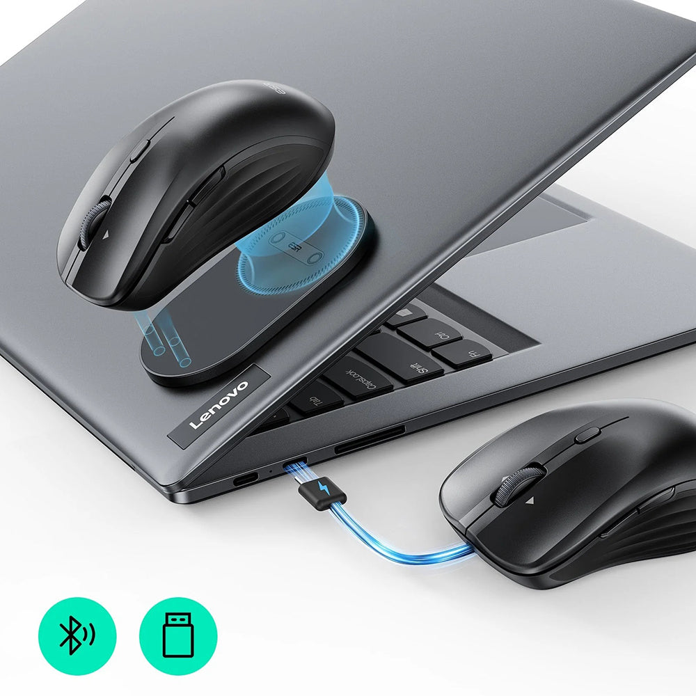 Trådlös mus ESR MagMouse, 800DPI - 4800DPI, BT / Wi-Fi, Svart
