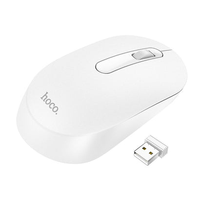 Trådlös mus HOCO GM14, 1200DPI, Vit