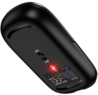 Wireless Mouse HOCO GM43, 1600DPI, BT / Wi-Fi, Gray