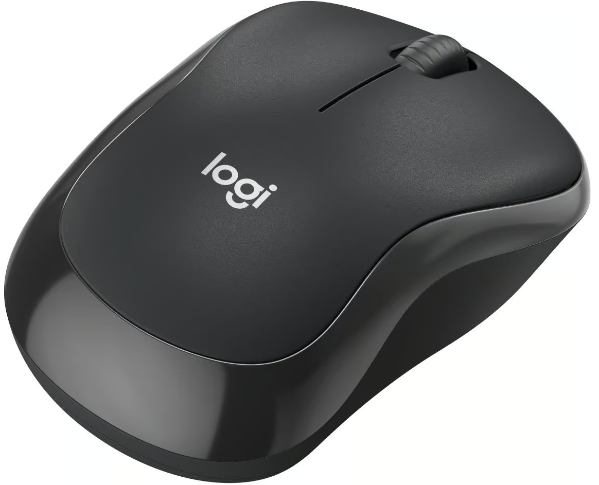 Trådlös mus Logitech M240 Silent, 1000DPI, Svart 910-007119