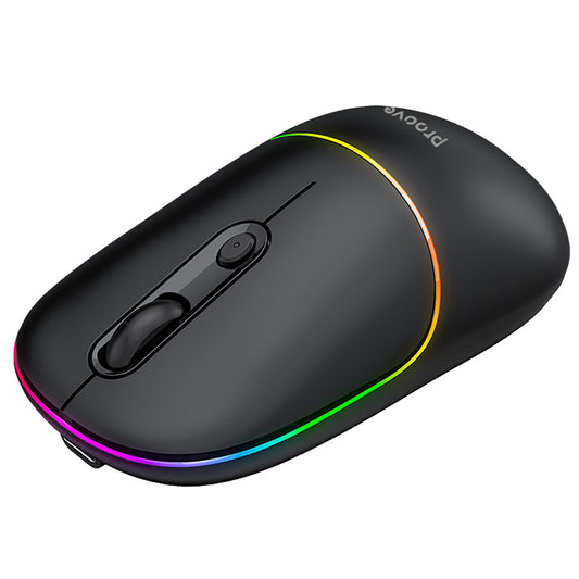 Trådlös mus Proove Blink, RGB, 800DPI - 1600DPI, BT / Wi-Fi, Svart WMBL00002001