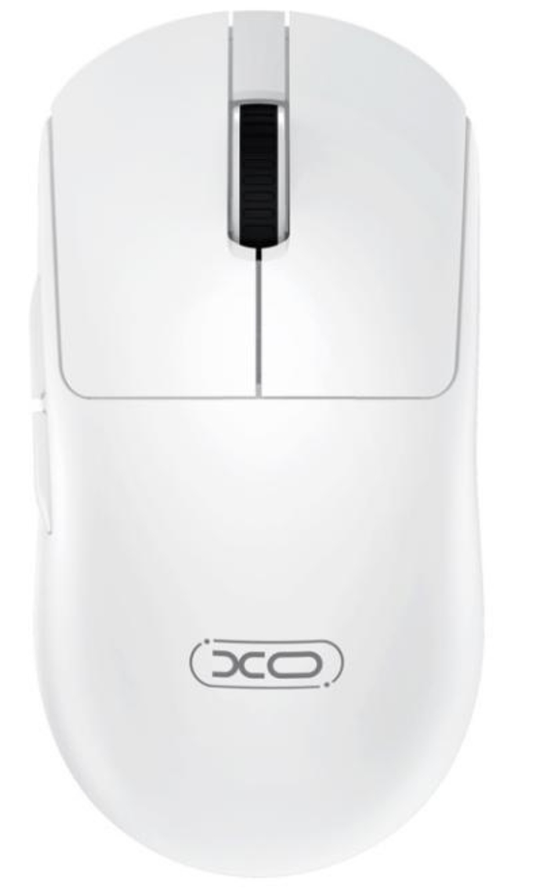 Trådlös mus XO Design M15, 1600DPI, BT / Wi-Fi, Vit