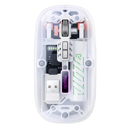 Trådlös mus Yesido KB29, 800DPI - 1600DPI, BT / Wi-Fi, Vit