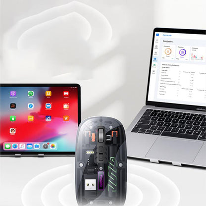 Trådlös mus Yesido KB29, 800DPI - 1600DPI, BT / Wi-Fi, Vit