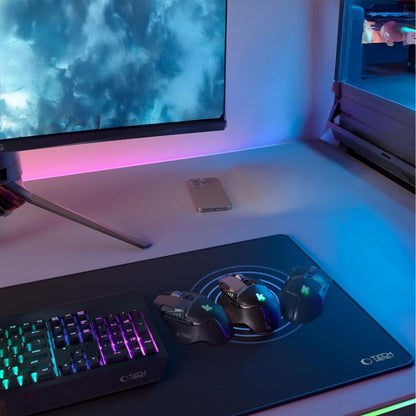 MousePad Tech-Protect A100, 100mm x 500mm, Svart
