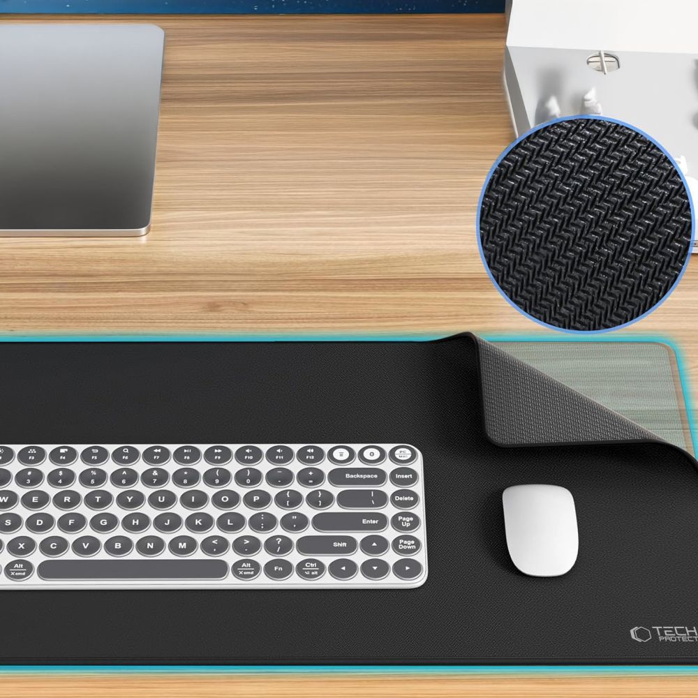 MousePad Tech-Protect A100, 100mm x 500mm, Svart