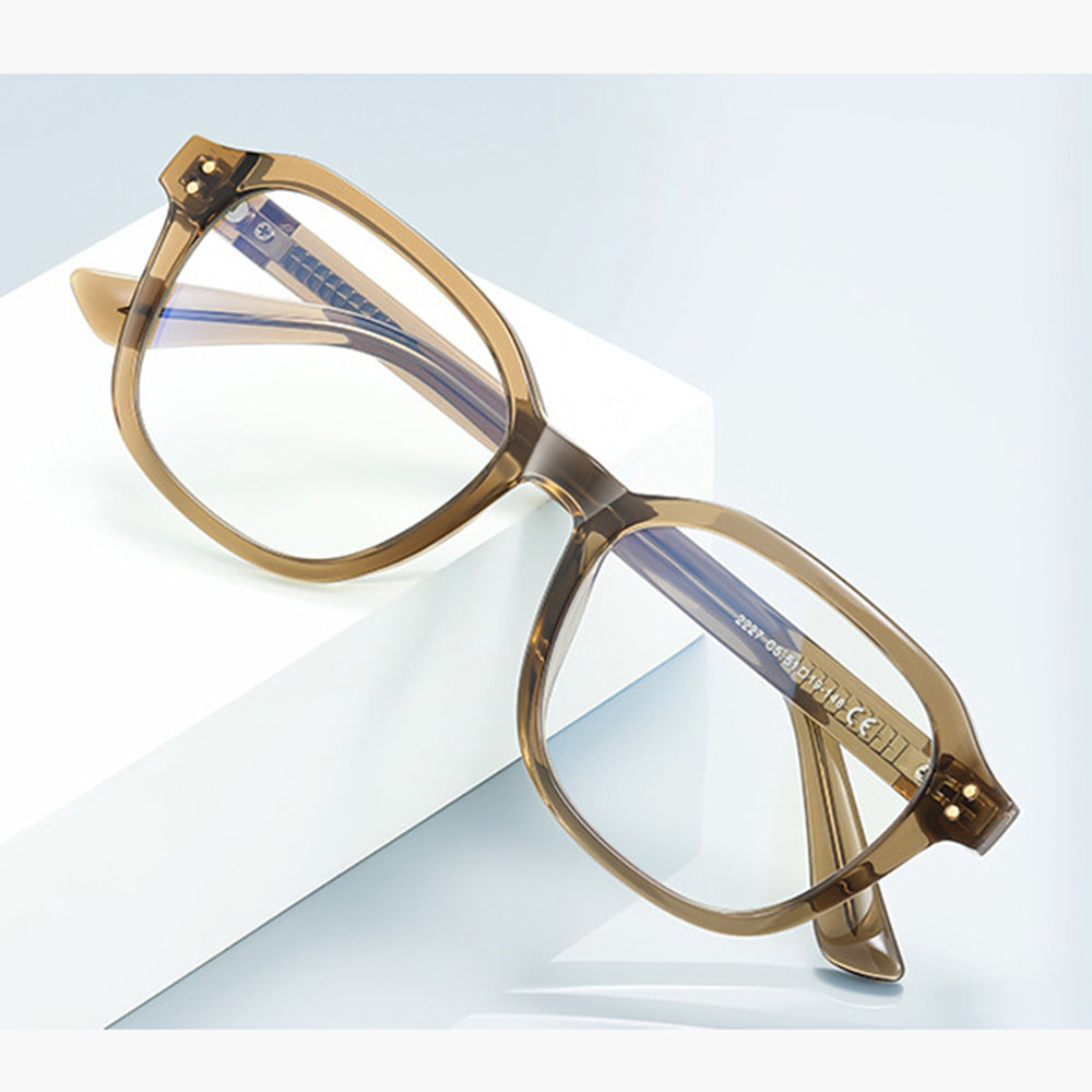 Datordglasögon för män Techsuit 2227, Anti-Blue Light, Grå