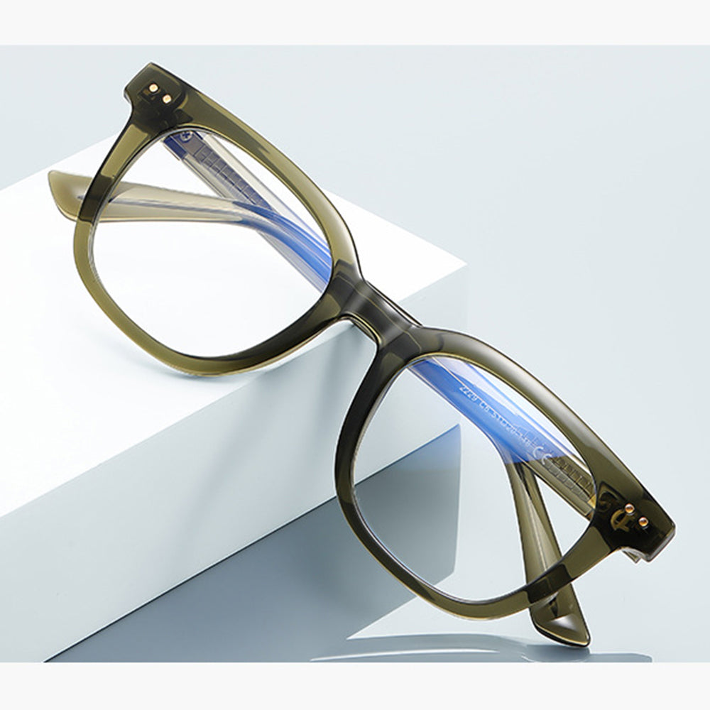 Datordglasögon för män Techsuit 2229, Anti-Blue Light, Grå