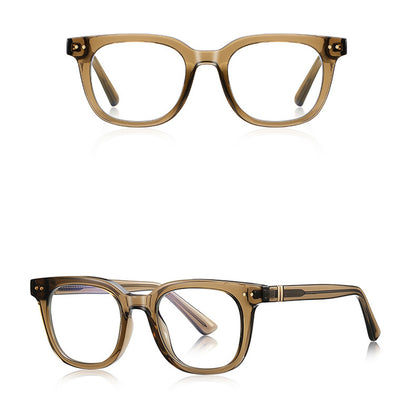 Datorglasögon för män Techsuit 2229, Anti-Blue Light, Ljusbrun