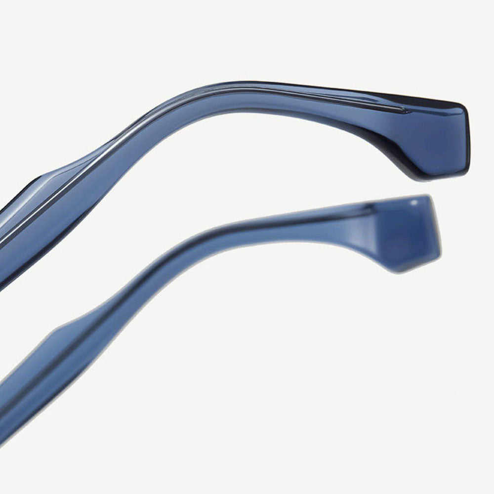 Techsuit LS084 Herrdatorglasögon, Anti-blått ljus, Blå Transparenta