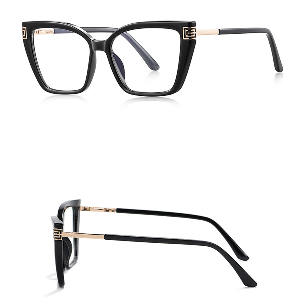 Datorglasögon Dam Techsuit 2260, Anti-Blått Ljus, Svart Guld