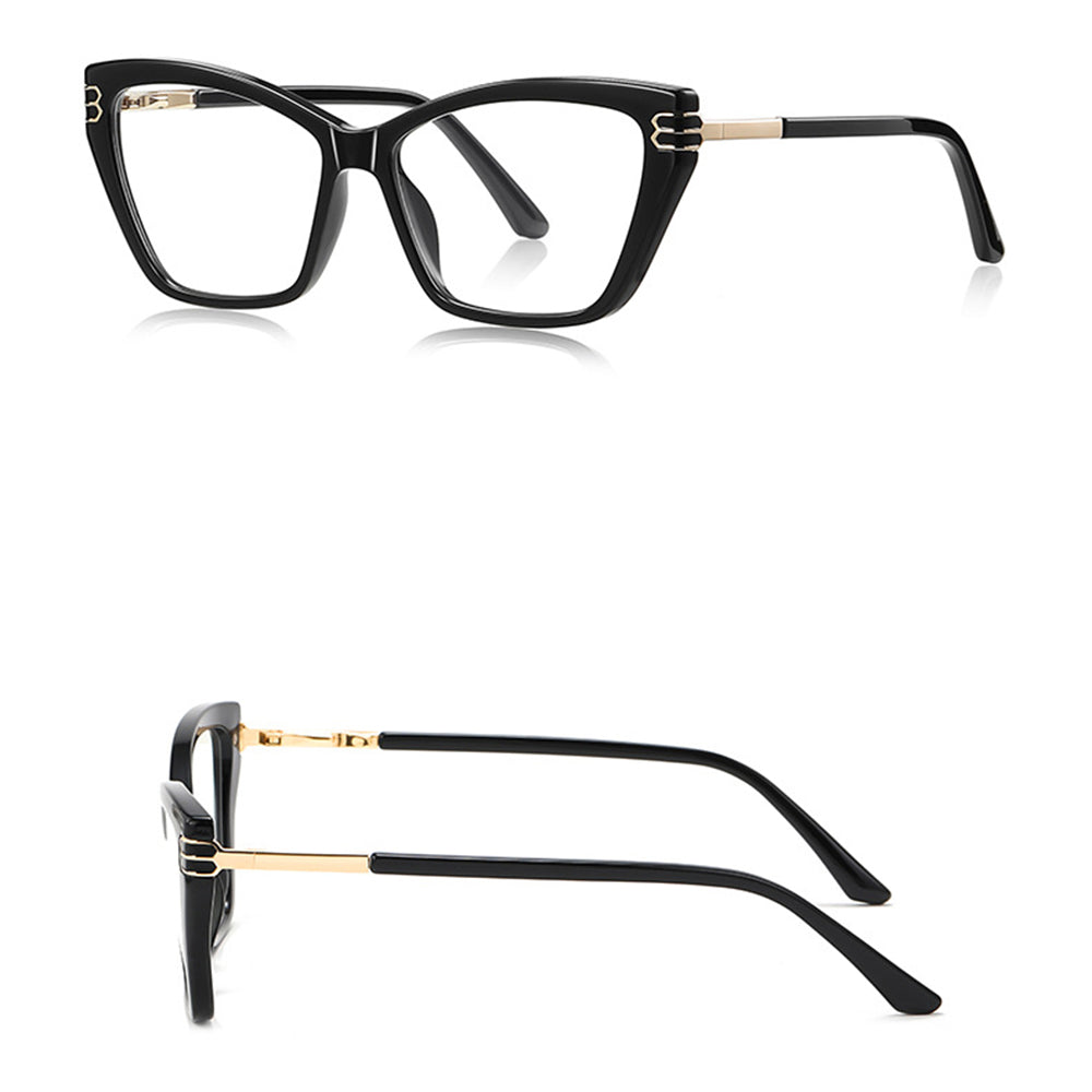 Datorglasögon Dam Techsuit 2262, Anti-Blått Ljus, Svarta