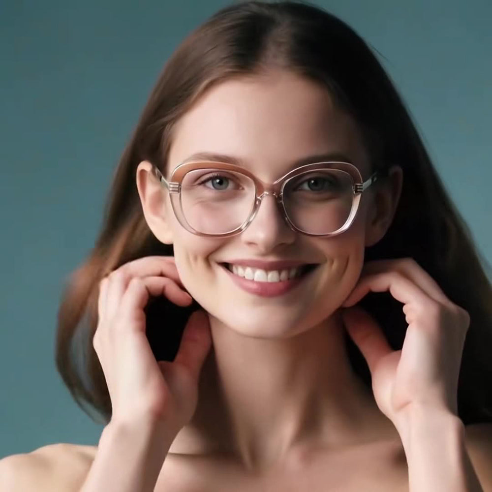 Datorglasögon Dam Techsuit 2265, Anti-Blue Light, Ljusbrun