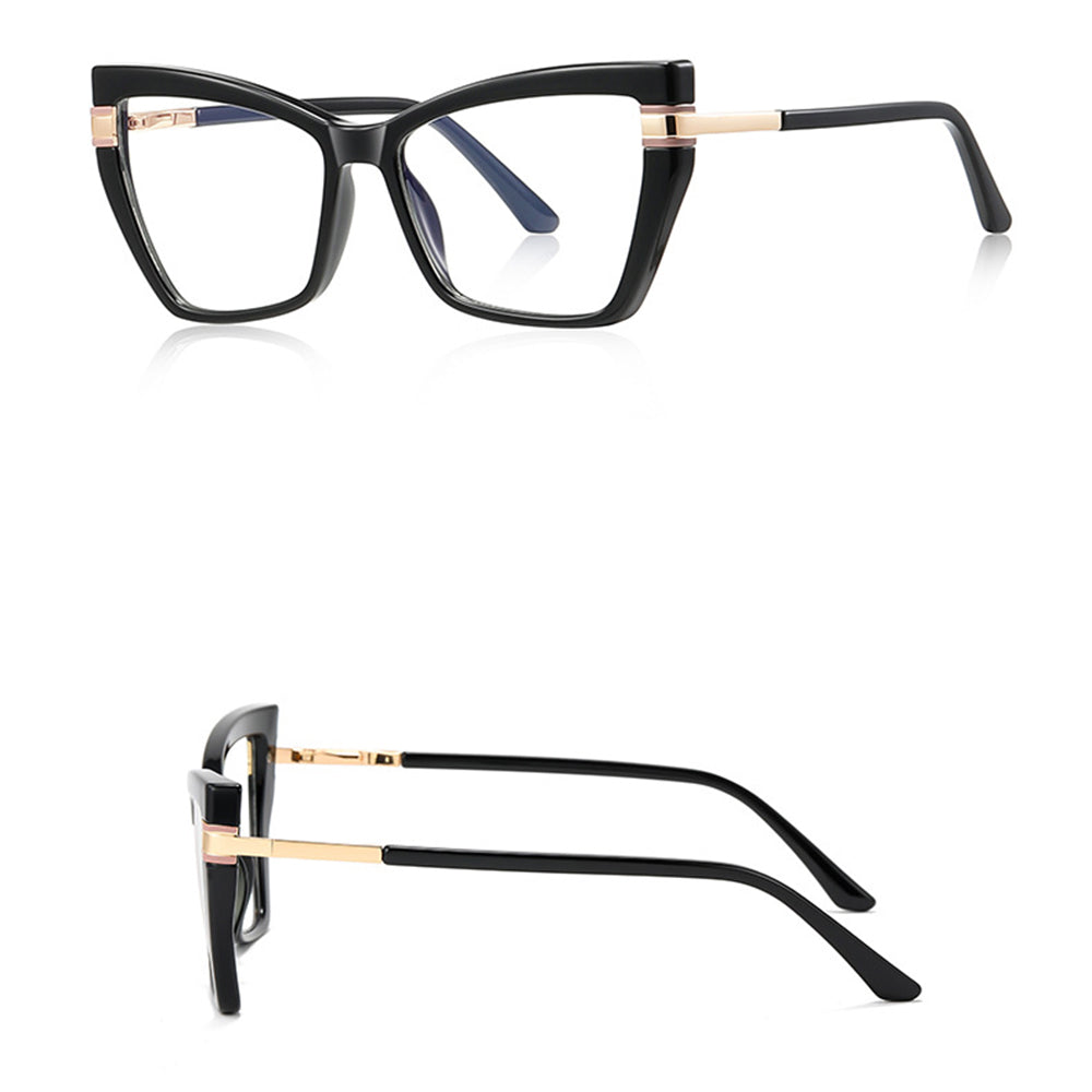 Datorglasögon Dam Techsuit 2269, Anti-Blått Ljus, Svarta