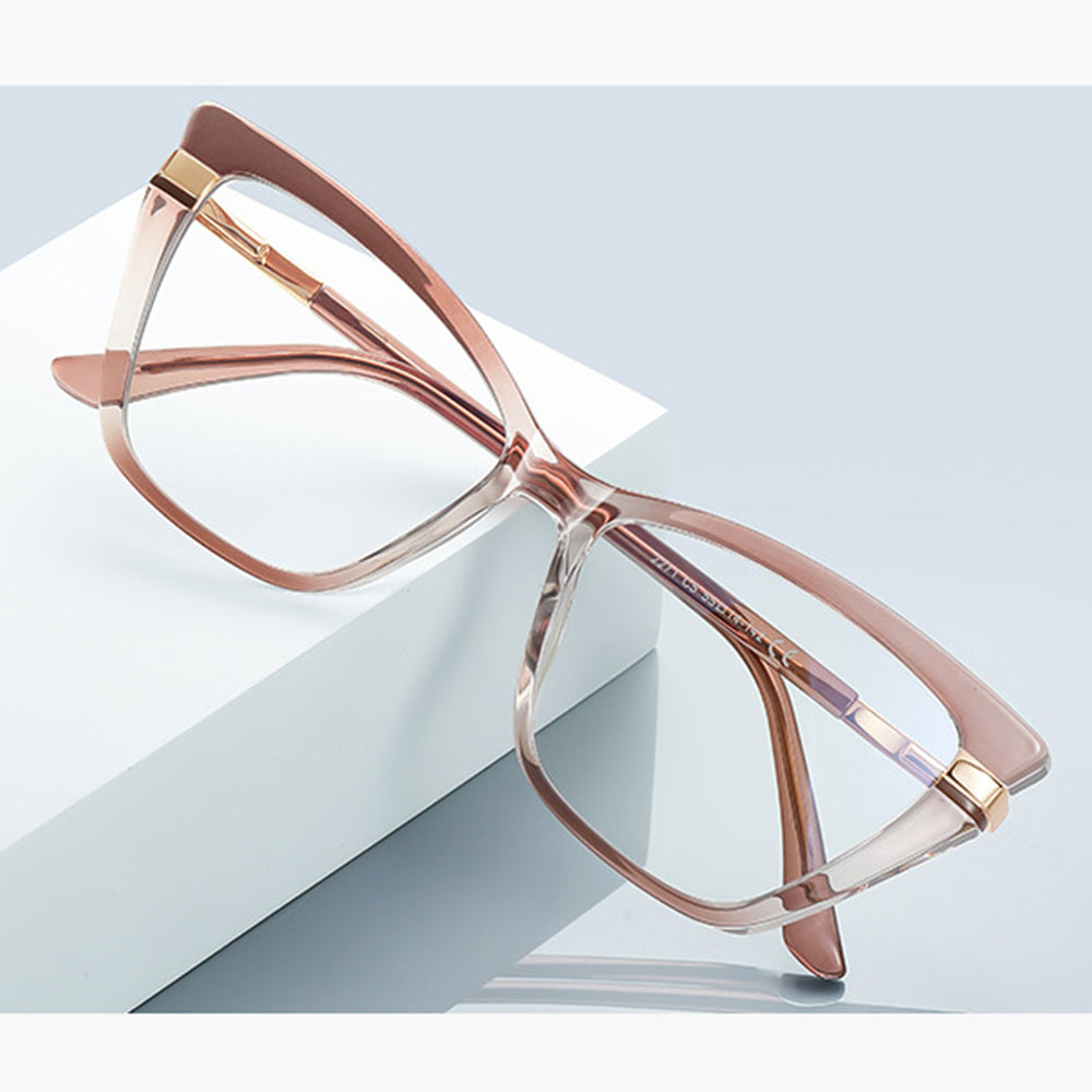 Datorglasögon Dam Techsuit 2271, Anti-Blått Ljus, Ljusbrun