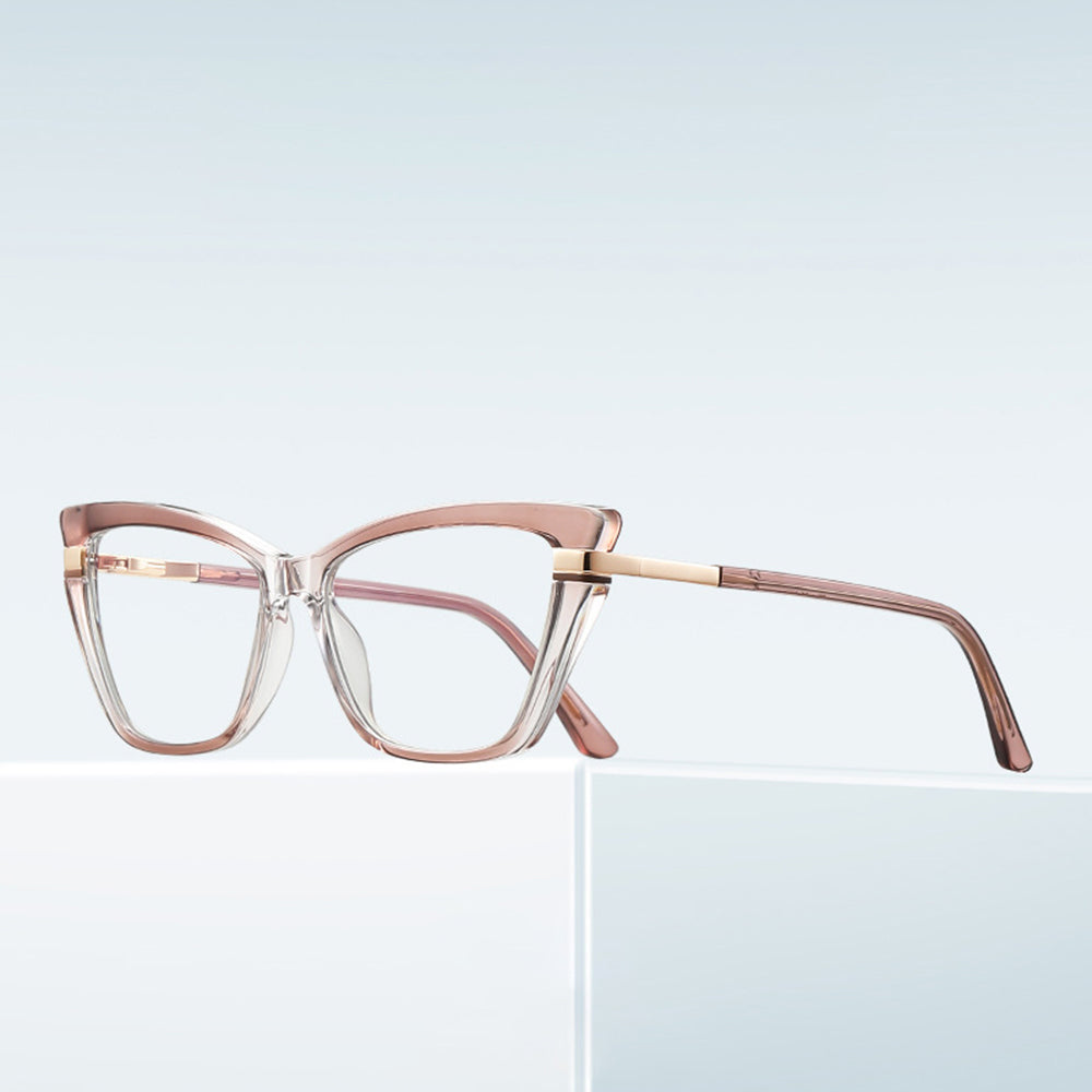 Datorglasögon Dam Techsuit 2271, Anti-Blått Ljus, Ljusbrun