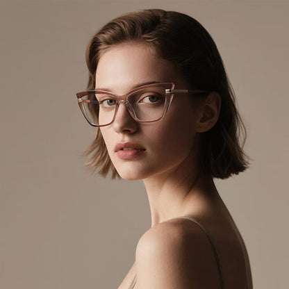 Datorglasögon Dam Techsuit 2271, Anti-Blått Ljus, Ljusbrun