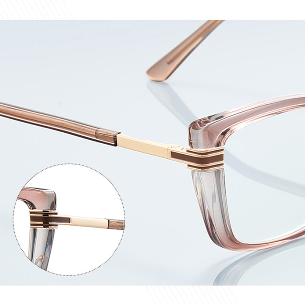 Datorglasögon Dam Techsuit 2273, Anti-Blått Ljus, Brun