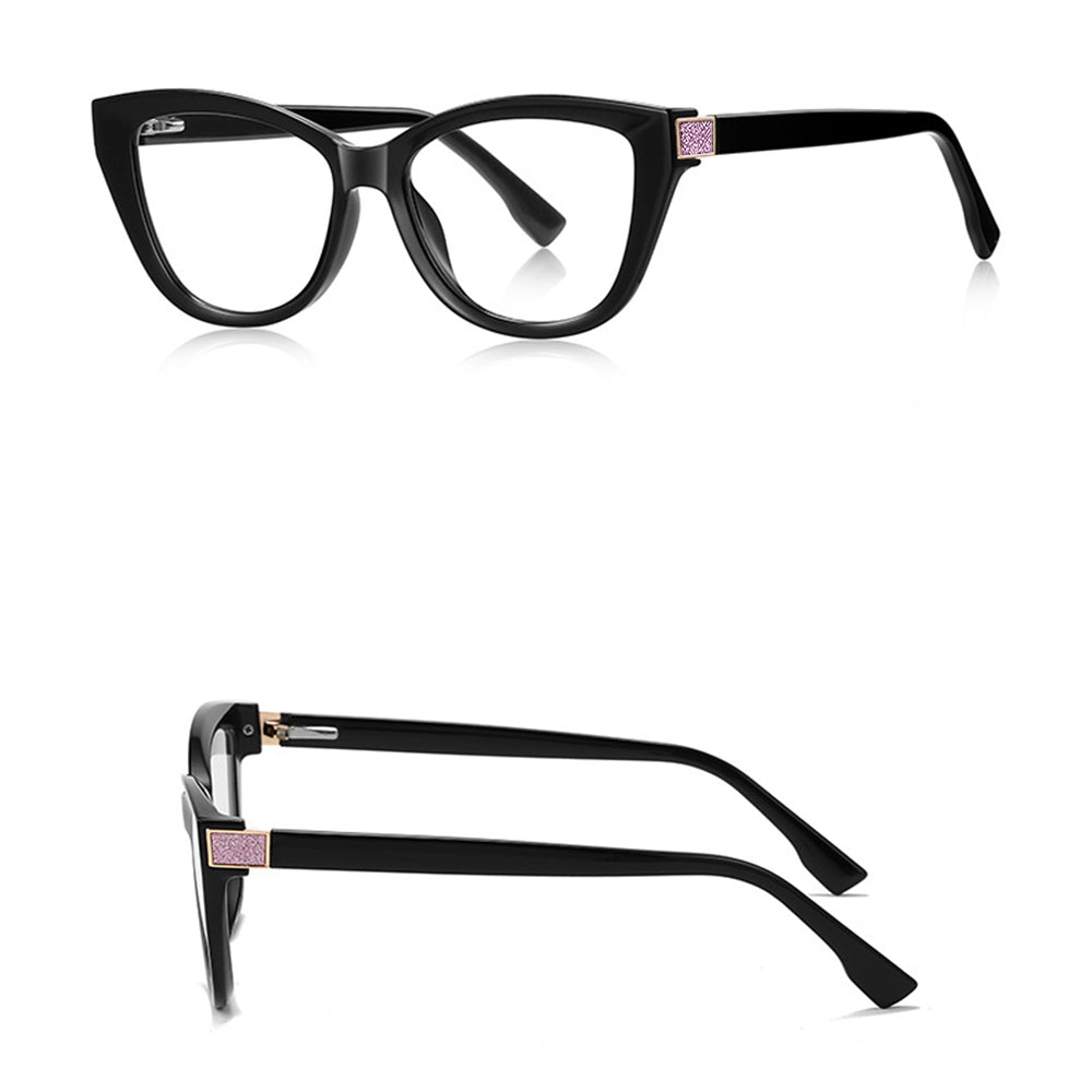 Datorglasögon Dam Techsuit 2276, Anti-Blått Ljus, Svarta