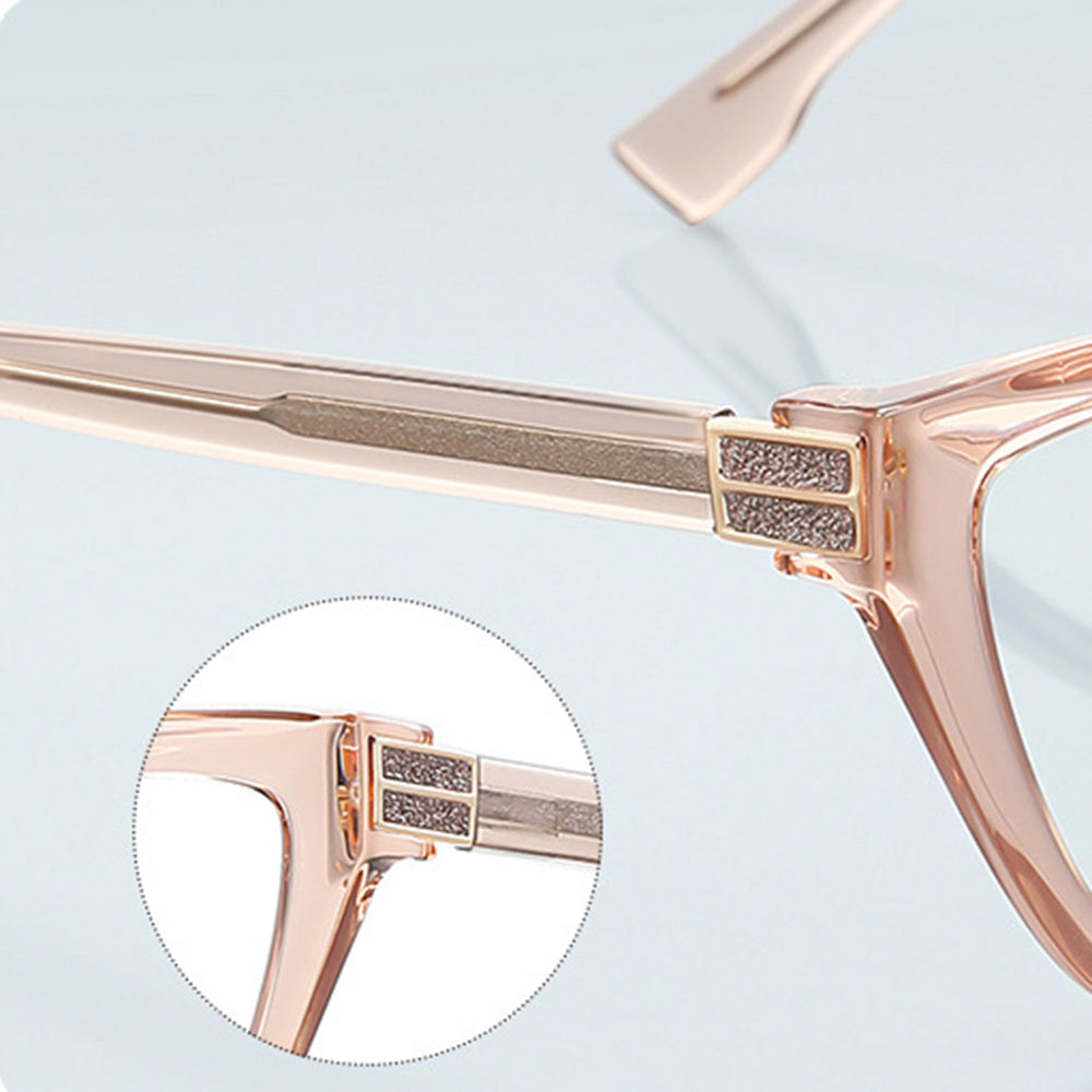 Datorglasögon Dam Techsuit 2279, Anti-Blått Ljus, Brun