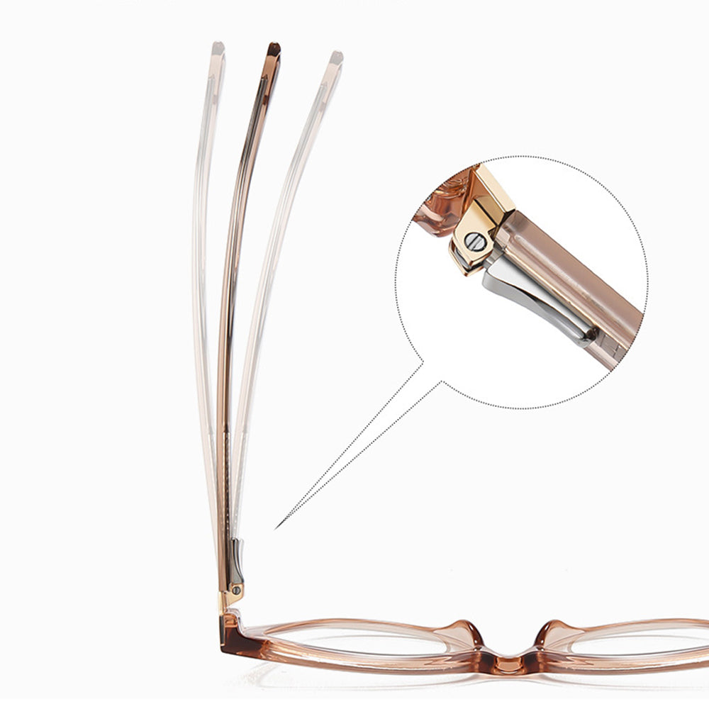 Datorglasögon för kvinnor Techsuit 2279, Anti-Blue Light, Ljusbrun