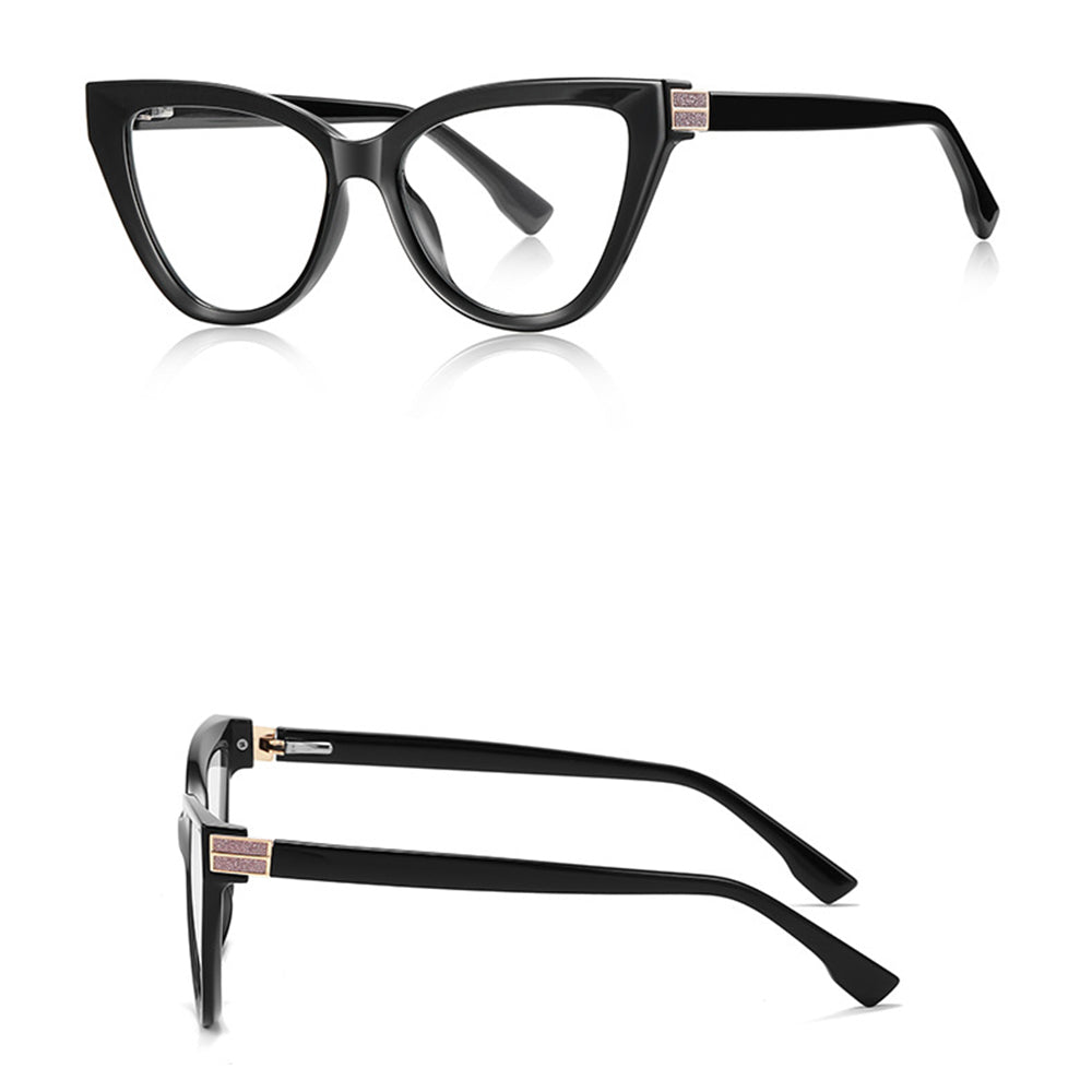 Datorglasögon Dam Techsuit 2279, Anti-Blått Ljus, Svarta