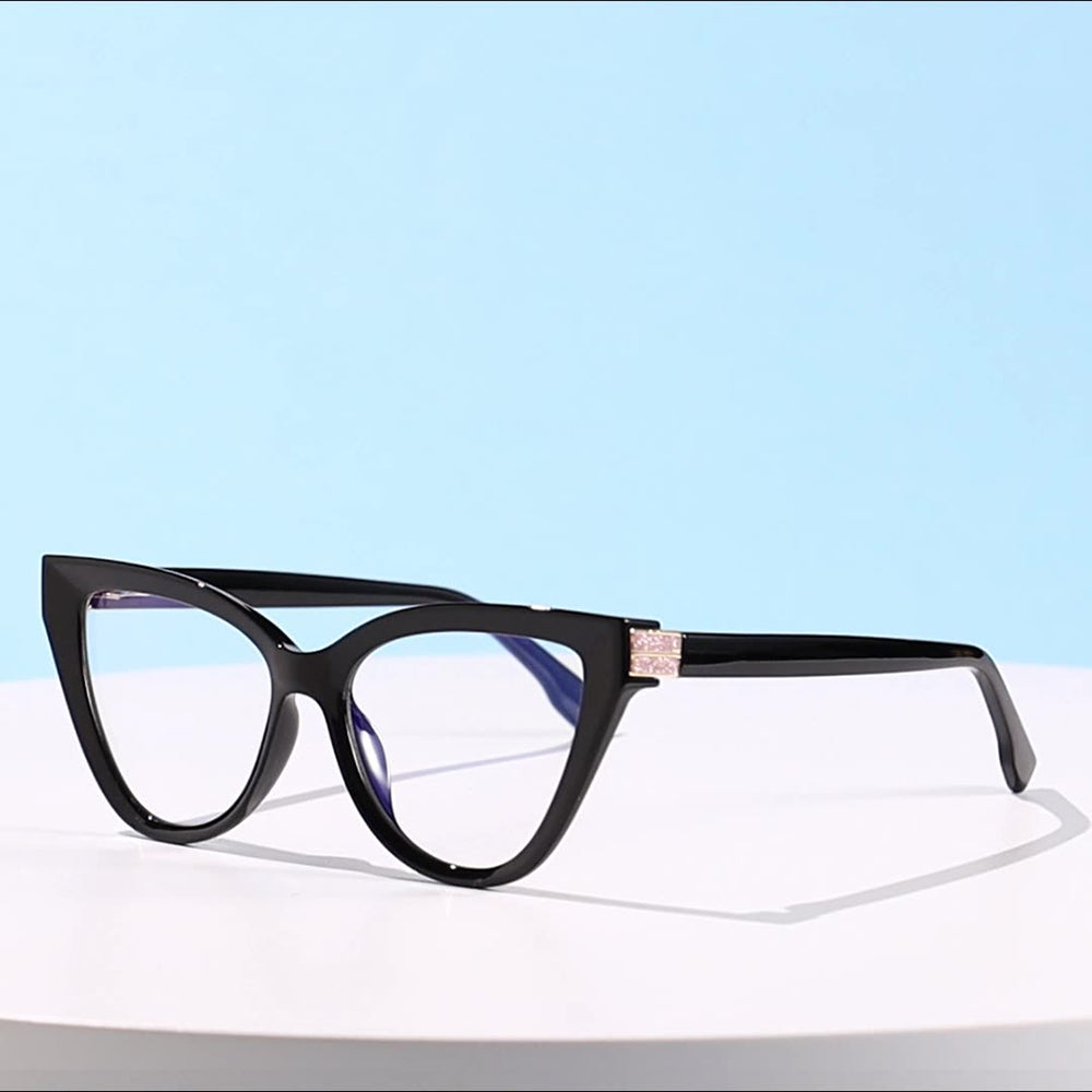 Datorglasögon Dam Techsuit 2279, Anti-Blått Ljus, Svarta