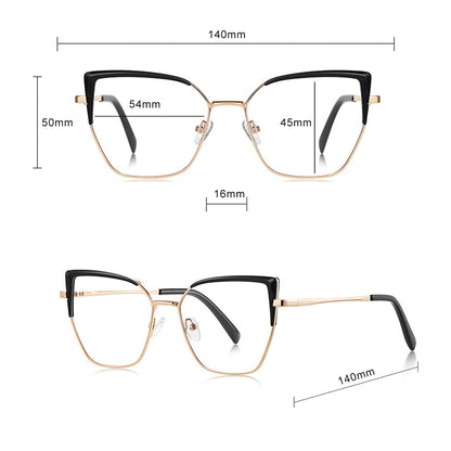 Datorglasögon Dam Techsuit 3156, Anti-Blått Ljus, Rosa Guld