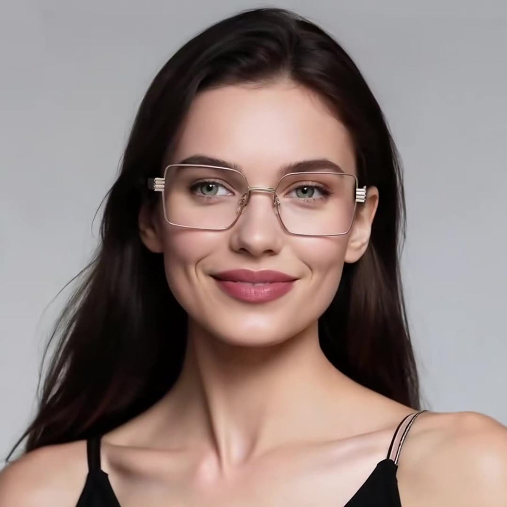 Datorglasögon Dam Techsuit 3160, Anti-Blått Ljus, Rosa Guld