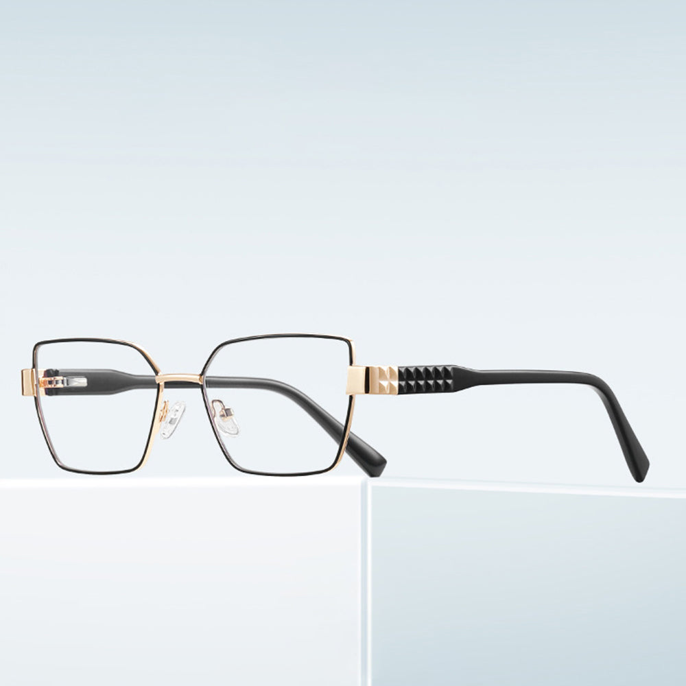 Techsuit 3169 Women's Computer Glasses, Anti-Blue Light, Brown